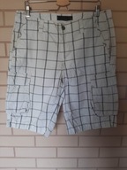 Męskie szorty krótkie spodenki w kratkę 52 C&A
