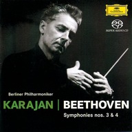 CD/SACD - beethoven 'symphony nos.3 & 4' karaj