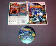 SONIC COLOURS jeż Sonic bajeczna platformówka SEGA NINTENDO WII jak MARIO