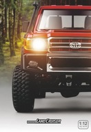 Toyota Land Cruiser LC79 MN82 Zdalnie Sterowany RC Terenowy Pickup RED