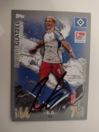 Karta topps match attax autograf Bundesliga Hamburger SV Robert Glatzel