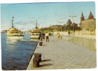Szczecin Dworzec Morski 1972r. Statki Wycieczkowe Anna Alina x726