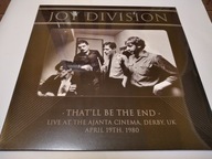 Joy Division – That'll Be The End / Live 1980 - LP WINYL KONCERT V112