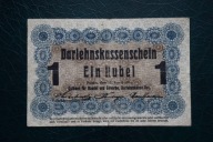 Banknot POZNAŃ 1 Rubel 1916 rok !!!
