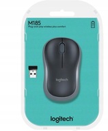 MYSZ BEZPRZEWODOWA LOGITECH M185 USB SZARA