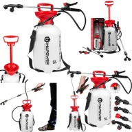 DUŻY MOCNY RĘCZNY OGRODOWY OPRYSKIWACZ CIŚNIENIOWY MAPOWER DŁUGA LANCA 5L