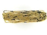 LANCUH SWIATECZNY ZLOTY KORALIKI 620 CM