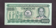 Mozambik - banknot - 100 Meticais 1980 rok