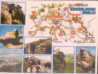 Góry Stołowe Szczeliniec Wielki Mozaika Mapka