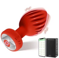 KOREK ANALNY WIBRUJĄCY SILIKONOWY Z Bluetooth – 10 TRYBÓW, AROTIC PLUG