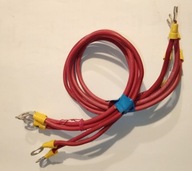 przewód 0,4 m zwora złączka 1 x 6mm2 LgY 6 mm2 zakuty 8/6 mm Cu