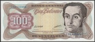Wenezuela 100 bolivares 1998 - Simon Bolivar - stan bankowy UNC