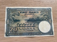 Kongo Belgijskie - 20 franków - 1949 - bardzo rzadki