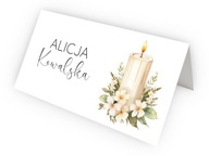 Winietki komunijne na komunię dla dziewczynki lub chłopca PERSONALIZACJA