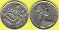 Australia 10 Cents 1977 r.