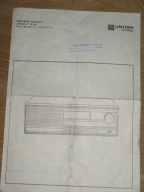 ODBIORNIK RADIOWY ŚNIEŻKA-R 206 ZAKŁADY UNITRA DIORA instrukcja