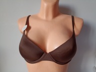 Śliczny biustonosz F&F UK 34D EUR 75D czekoladowy