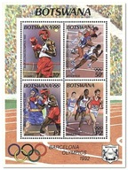 Botswana 1992 Znaczki Blok 25 ** sport igrzyska olimpijskie Olimpiada boks