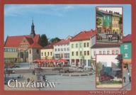 CHRZANÓW - PLAC TYSIĄCLECIA - RYNEK - PAROWÓZ "RYŚ"