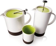 MENU DENMARK KAWIARKA FRENCH PRESS ZAPARZACZ NOWY + 4 TERMOKUBKI KOMPLET