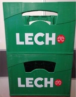 Skrzynka Transporter Krata na butelki od piwa, Lech,piwo