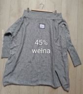 Sweter minouu M oversize wełna