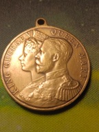 ANGLIA MEDAL KORONACYJNY KRÓL JERZY V- 1911 R. ZŁOCONY.