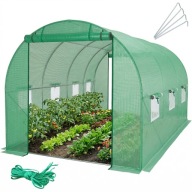 TUNEL FOLIOWY OGRODOWY SZKLARNIA FOLIAK 2.5X4 10M2 MOCNA KONSTRUKCJA WARZYW