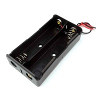 Pojemnik na baterie 2x18650 koszyk pudełko li-ion