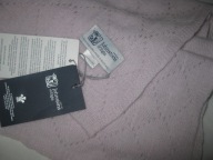 JOHNSTONS ogromny szal 100% CASHMERE robiony na drutach (NOWY z metką)