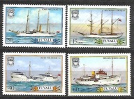 TUVALU - żaglowce 1987 ** Mi 430-3 (2310)
