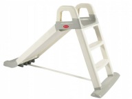 Zjeżdżalnia Ogrodowa dla Dzieci 140cm Doloni Ślizg Wodny BEŻOWO-SZARA