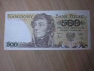 2x500zl. Kościuszko seria EP 1988 rok stan UNC bez obiegu kolejny numer.