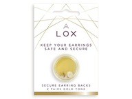 Zapiecia do kolczyków LOX opatentowany sytsem - TUTAJ 2 PARY ZŁOTE