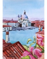 Obraz akwarela Wenecja Tsarenko Oryginał