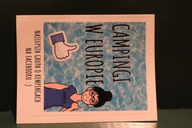 NAKLEJKA CAMPINGI W EUROPIE - KOLEKCJA - MOTOR - PAMIĄTKA - AUTO - ROWER