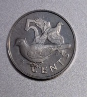 Brytyjskie Wyspy Dziewicze 5 centów 1974r. BCM