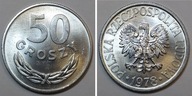 50 groszy 1978 bez znaku mennicy BZM MENNICZY st. 1 PIĘKNE