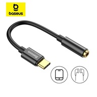 Przejściówka USB-C do Gniazda Jack 3.5mm Baseus Adapter Kabel Przewód Szara