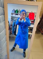 Chabrowy płaszcz midi r. XL Italy !!!