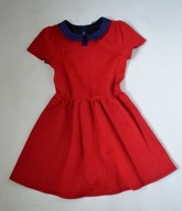 T28 GEORGE Sukienka Świąteczna 140cm 9-10lat Czerwona