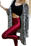 h_&_m SZARA NARZUTKA W AZTECKIE WZORY LUŹNA OVERSIZE S