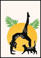 A2 OBRAZ PLAKAT JOGA ASANY MEDYTACJA HARMONIA