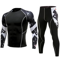 BIELIZNA TERMICZNA Męska TERMOAKTYWNA Komplet na Zimę Motor CIEPŁA XL