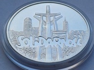 100000 ZŁ 1990 SOLIDARNOŚĆ 1980 -1990 TYP A - PIĘKNY STAN