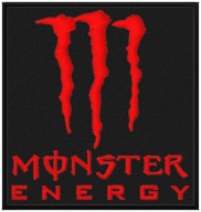 Termo Naszywka Monster Energy Trzy Pazury Haftowana Naprasowanka