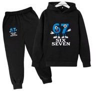 67 SIX SEVEN SZEŚĆ SIEDEM SPODNIE BLUZA ZESTAW DZIECIĘCY
