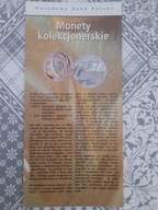 Folder do monety złotej 200 zł i srebrnej 10 zł- ROK 2001 - 2001 r. - pol