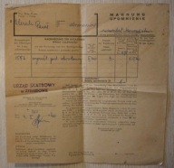 UPOMNIENIE - Firma Olczak Paweł, Mszczonów, 1940, URZĄD SKARBOWY - ŻYRARDÓW