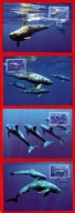 Tuvalu / 1317-1320 / 4-kartki pocztowe FDC ( Fauna - WWF - orki ) 2006 r.
